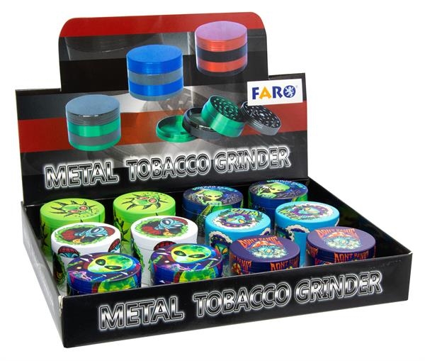 1 CNC Aluminium Grinder Pollinator 4-part ø 50mm Alien